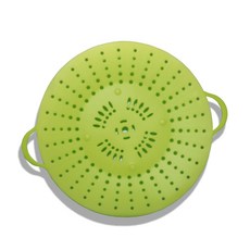 Petitsil 雙耳矽膠蒸籃墊, 綠色