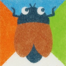 유니아트 데코샌드 액자 104 매미, 칼라혼합, 2개