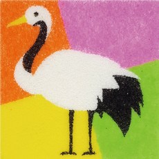 유니아트 데코샌드 액자 106 두루미, 칼라혼합, 2개