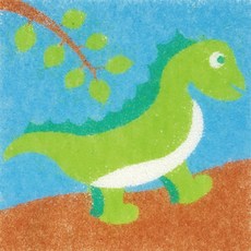 유니아트 데코샌드 액자 119 티라노, 혼합 색상, 2개