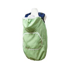 ZINI 嬰兒背帶連帽披風, 綠色