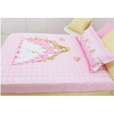 아동 프린세스로즈 매트커버, 핑크, 1개
