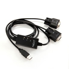 NEXTU USB 序列 2埠 連接線, NEXT-RS232 2P, 單色, WZMK單一選項