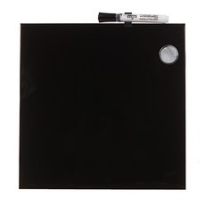 버터샵 마그넷 보드, 블랙, 보드 (29 x 29 cm), 펜 (12.5cm)