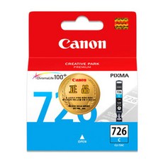 Canon 佳能 原廠墨水匣 CLI-726C, 青色, 1個