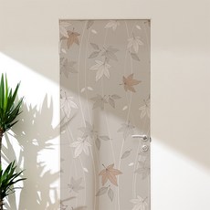 [玄關門貼紙]落葉03, 1個, 本品