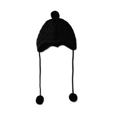 ggmalls 兒童蓬鬆華夫格喇叭帽 H5029 黑色