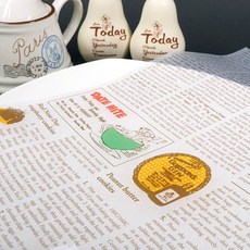 냅킨코리아 왁스페이퍼, 뉴스페이퍼, 250매입, 250개, 1개