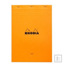 RHODIA 橫線記事本, 18號 橘色, 80張, 1本