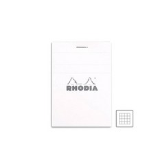 RHODIA 記事本 no11 格 5 捆, 白色的