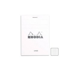 RHODIA 3 捆 12 號記事本, 白色的