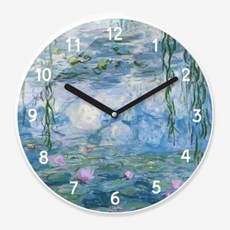 靜音名畫設計壁鐘, CFD200_024, 莫內睡蓮