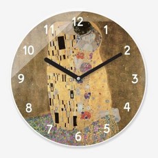 靜音名畫大型掛鐘 26cm CFD026-027, 克林姆之吻