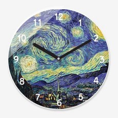 HARU A HOME 靜音名畫大型掛鐘, CFD300-023, 混合色