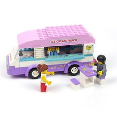 [스타다이아몬드] 아이스크림트럭, 15cm, 퍼플 + 화이트, 1개