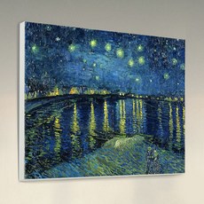 I.M.T art 노프레임 캔버스명화 20호 - 고흐의 론강의 별밤