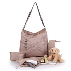 Okiedog 經典多用途單肩包, 米色