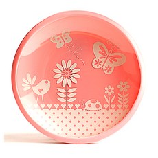 花園餐盤, 粉色