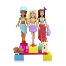 메가블럭 바비 스몰피규어 멀티팩 바비 여름해변, 4세이상, 1개