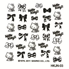 KAKAS 美甲貼 D-003, 3個, 單一顏色