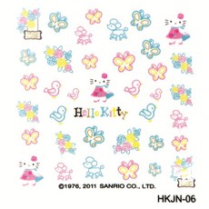 카카스 네일스티커 D-006, 혼합색상, 3개