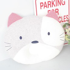 [오아이비] 냥이 짱구베개, 레드, 1개