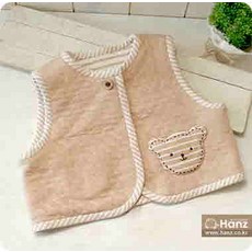 Hanz 小熊雙面絎縫背心