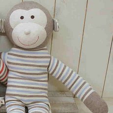 핸즈 스쿠스쿠 몽이인형 DIY M, 블루, 1개