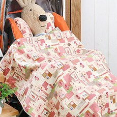 Coney Island 兔子圖案毛毯 M號, 安妮之家款(粉色)