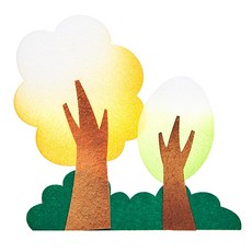[좋은친구들] 펠트 2800숲나무, 3개