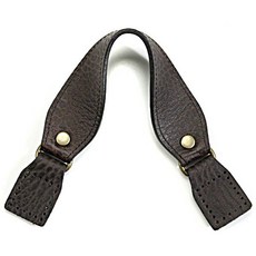 [바이핸즈] - 서류가방용 가죽핸들(엠보형), 브라운, 1개