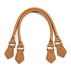 [바이핸즈] - 청동 가죽핸들(엠보), 옐로우 오커, 1개