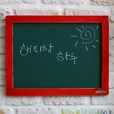 [행복디자인] 보니따까사 깔끔한 칠판, 레드