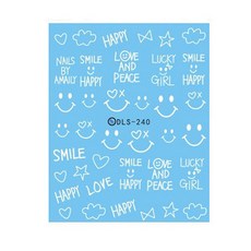 카카스 워터데칼 네일스티커, W-507, 5개