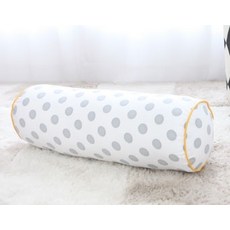 스칸비컴퍼니 키즈 롱쿠션 유아베개, 스노우그레이