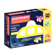 맥포머스 마이퍼스트 버기카 My First Buggy세트, 6세이상, 노랑, 1개