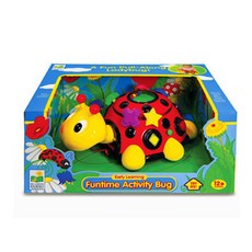 러닝저니 Funtime Activity Ladybug 무당벌레 손/발 장난감, 빨강 + 파랑 + 노랑, 1개