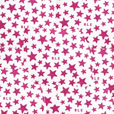카카스 네일스티커 별, 핫핑크, 5개