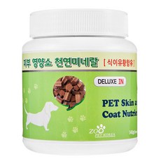 쥬펫 강아지 디럭스 영양제, 피부/피모, 340g, 1개