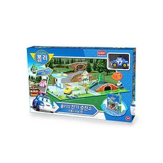 로보카폴리 폴리의 전기충전소 브룸스 타운 맵 완구, S83248, 1개