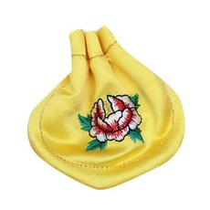 이츠독 반려견 복주머니 소품, 노랑, 1개