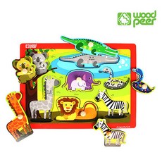 Woodpia 手抓板拼圖 狩獵, 1套