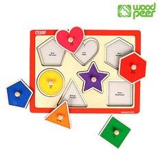 Woodpia 手柄拼圖形狀, 1套