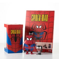 모모트 뉴마블 스파이더맨 페이퍼토이, 혼합 색상, 13cm, 1개