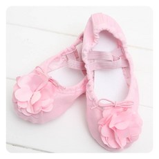 芭蕾兒童自然主義鼠尾草花軟底鞋