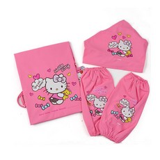 헬로키티 앞치마두건토시 3종 세트 랜덤 발송