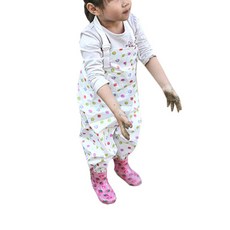 [Plie] 遊戲服(吊帶款)_彩色圓點, 象牙白