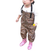 [Plie] 遊戲服(吊帶款)_豹紋, 棕色