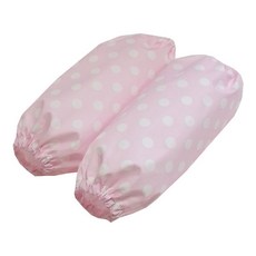 Plie 孩童白色圓點袖套, 淺粉色