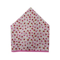 플리에 아동용 딸기무늬 두건 2개